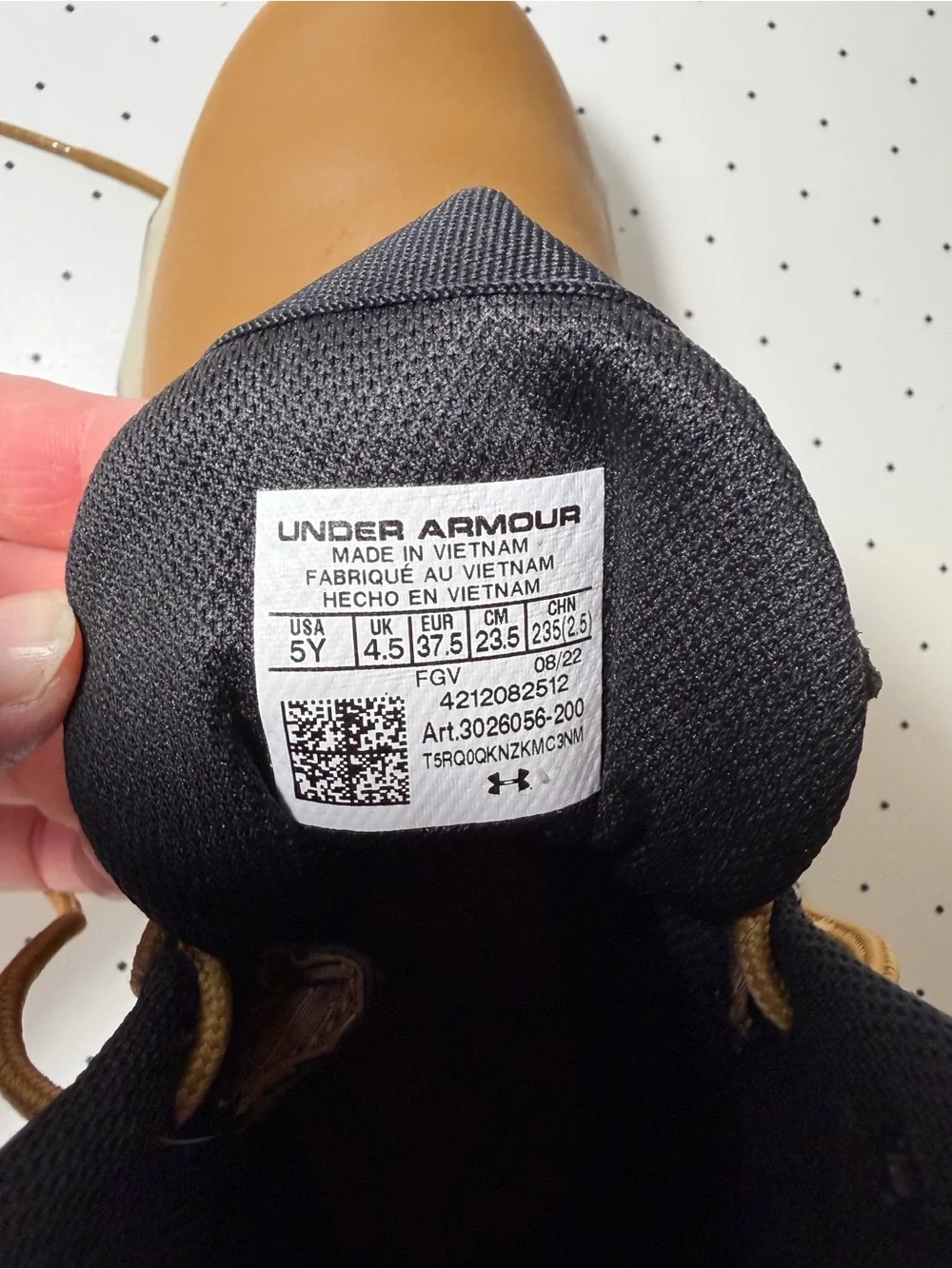 Under Armour Kids' Brown Lace-Up Outdoor Boots